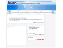Tablet Screenshot of decideur.com