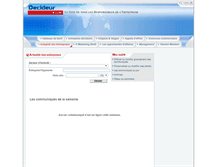 Tablet Screenshot of communiques.decideur.com